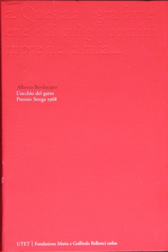 L' OCCHIO DEL GATTO - PREMIO STREGA 1968